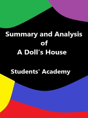 cover image of Summary and Analysis of "A Doll's House"